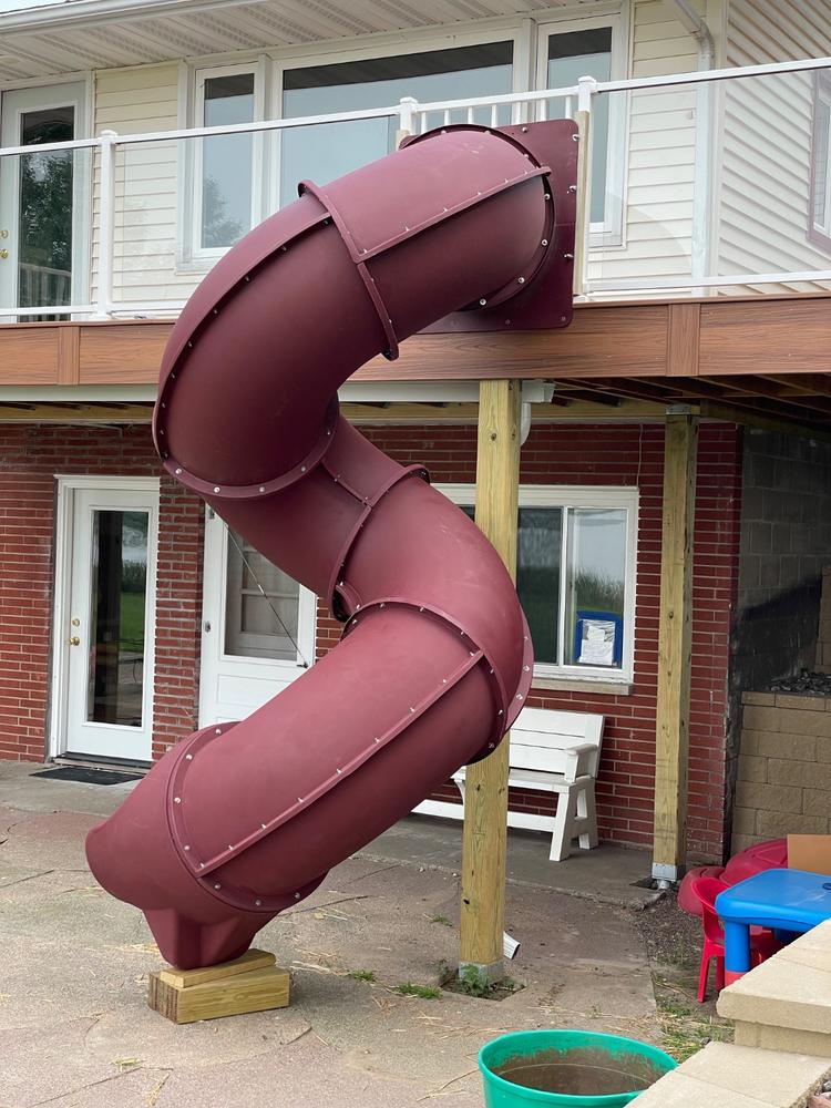 9 ft Turbo Twister Spiral Tube Slide - Customer Photo From Joel Reiter