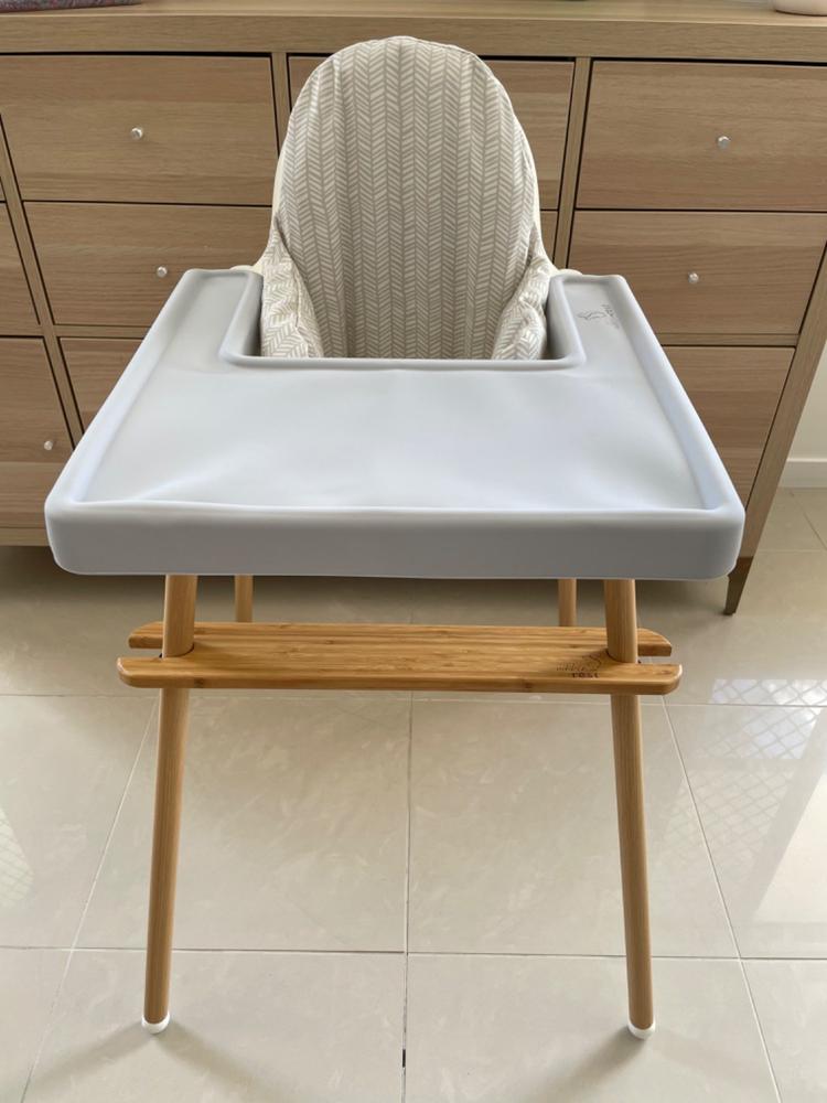 Ikea highchair Grippy Coverall Placemat - Customer Photo From Jennifer Kaus