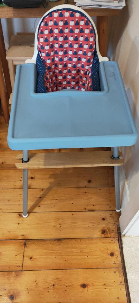Ikea highchair Grippy Coverall Placemat - Customer Photo From Paulette Ziekemijjer