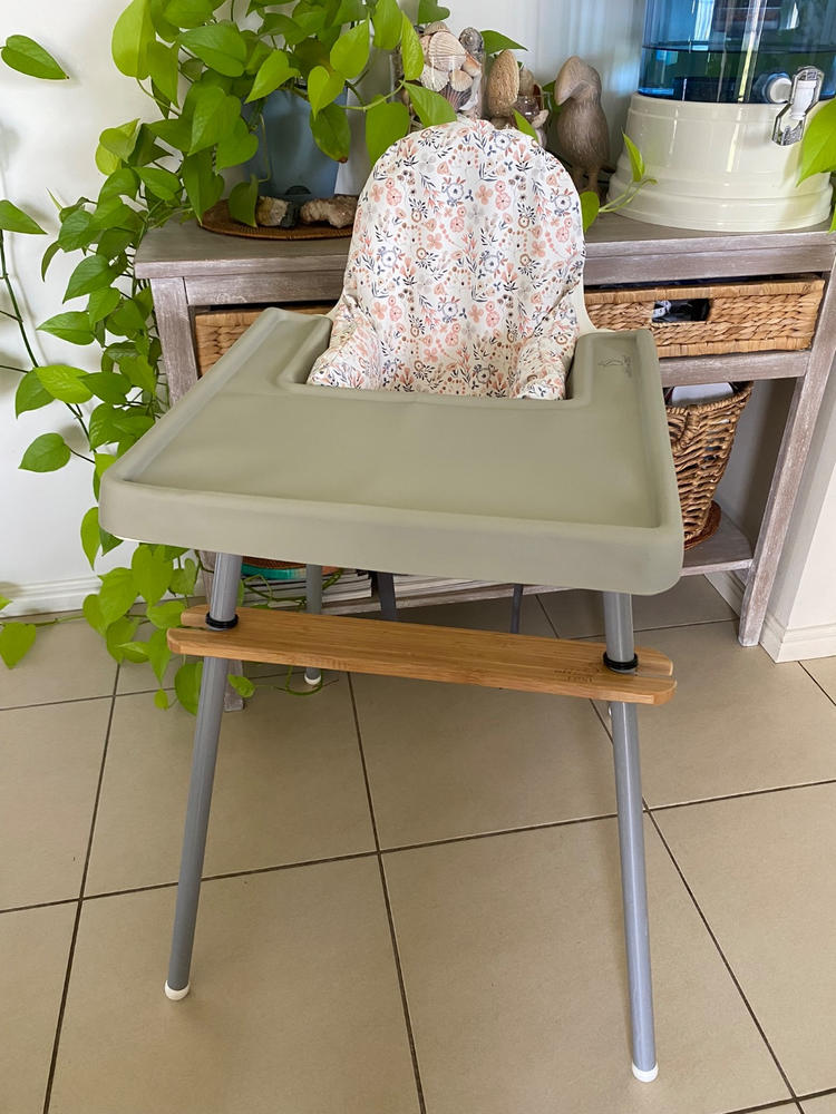 Ikea highchair Grippy Coverall Placemat - Customer Photo From Hayley Petersen