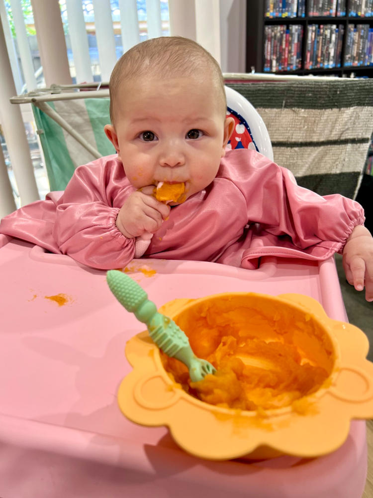 KMART Highchair Placemat Grippy Coverall - Customer Photo From Tahlia Gee
