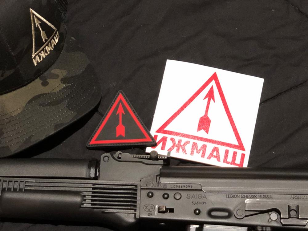 Russia Izhmash Window Decal - Customer Photo From Conor McKeown