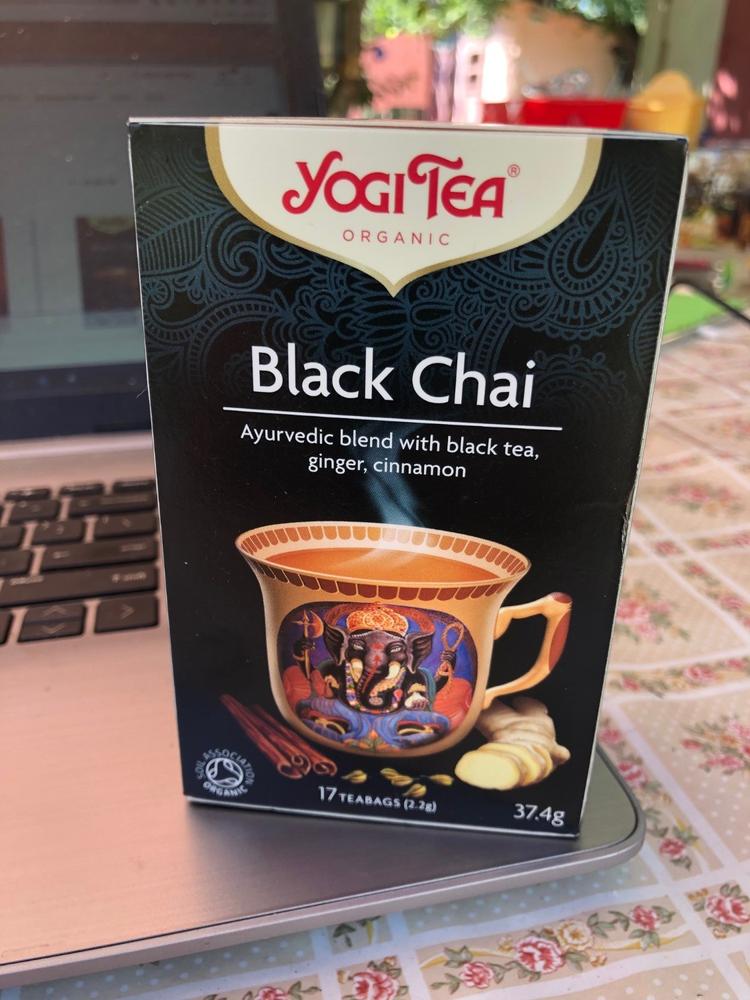 Yogi Tea Black Chai, ceai ayurvedic cu ceai negru, ghimbir si scortisoara, bio, 37,4 g - Customer Photo From Laurentiu