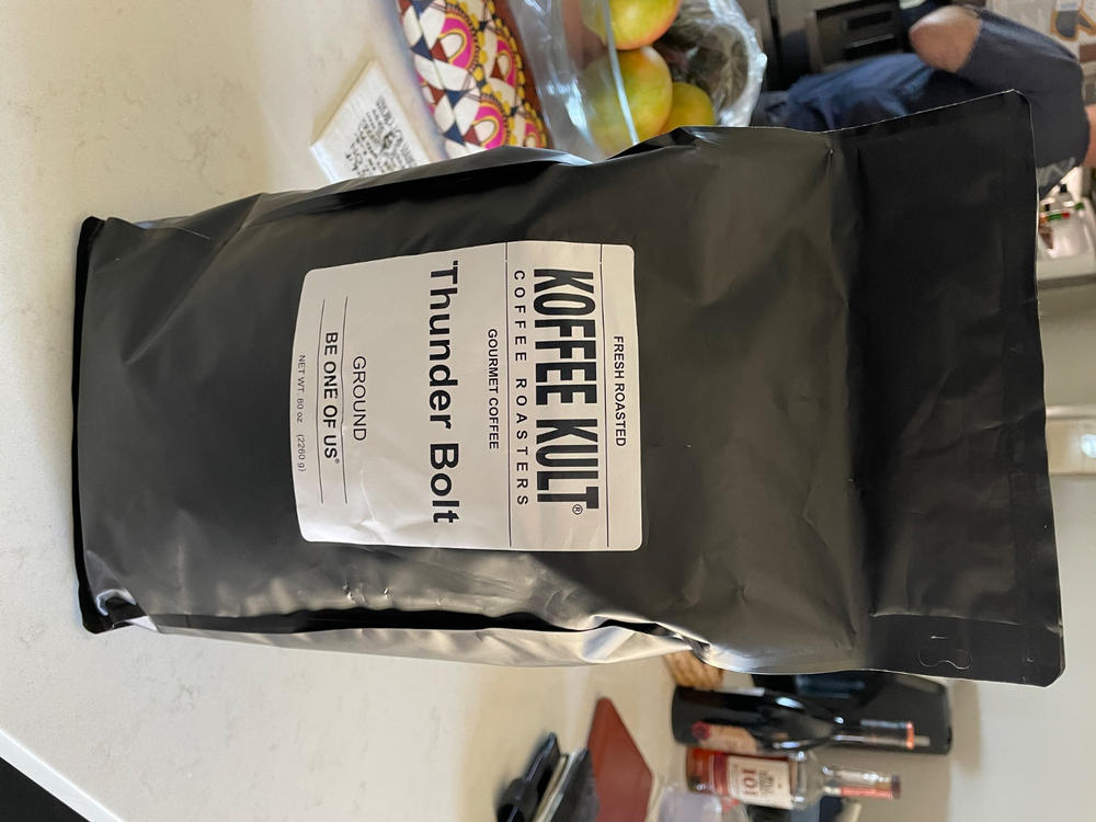 Thunder Bolt French Roast Coffee - Customer Photo From Anonymous
