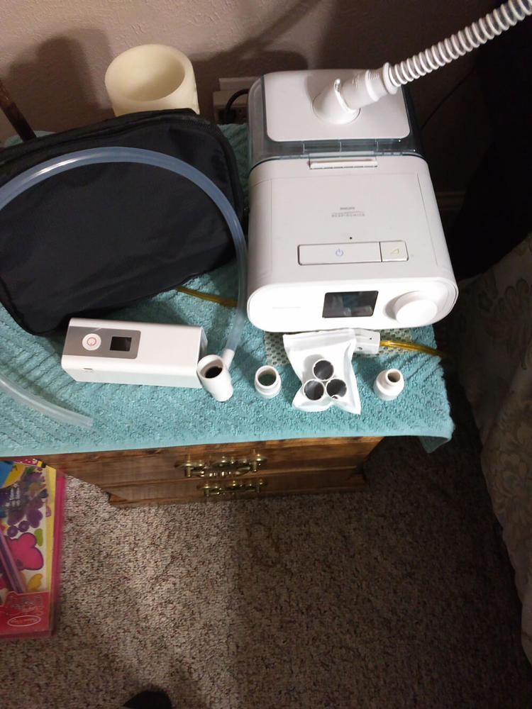 LEEL CPAP Cleaner with Heated Hose Adapter Set - Customer Photo From David Lewis