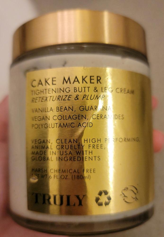 Cake Maker Tightening Butt & Leg Cream - Customer Photo From Isidora Ortiz