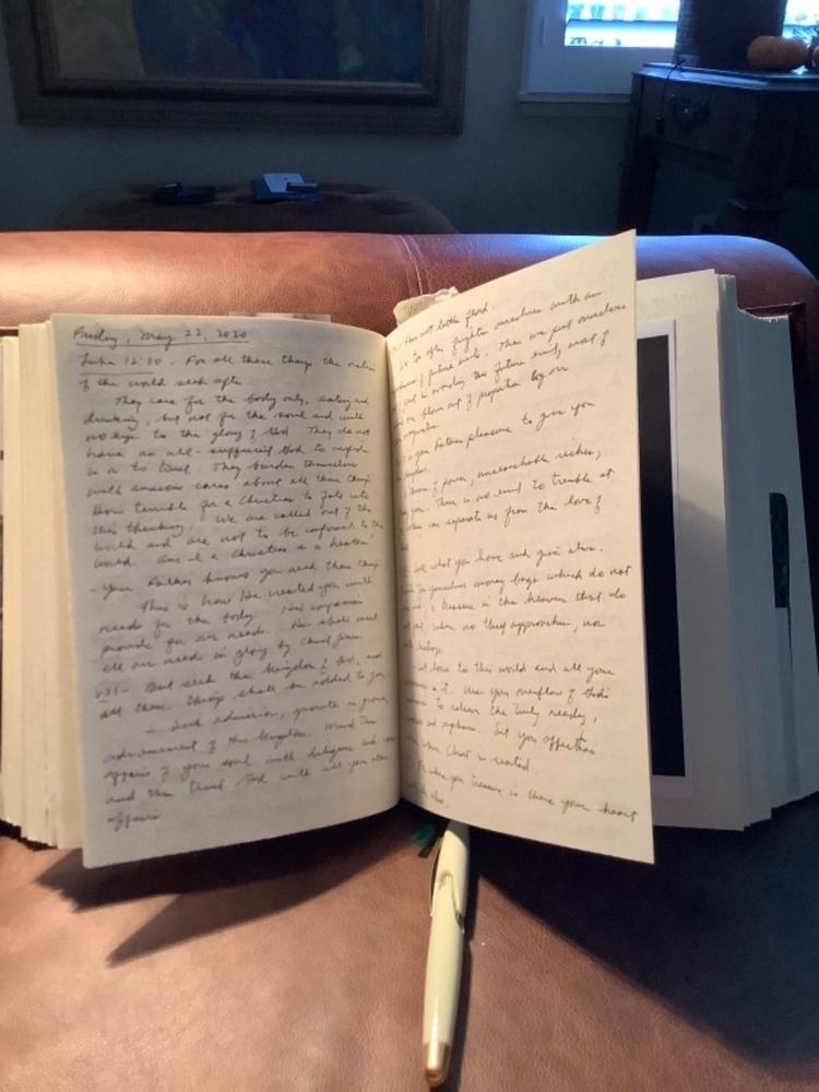 Extra Thick Leather Journal - 600 pgs (in 2 colors) - Customer Photo From Dennis B.
