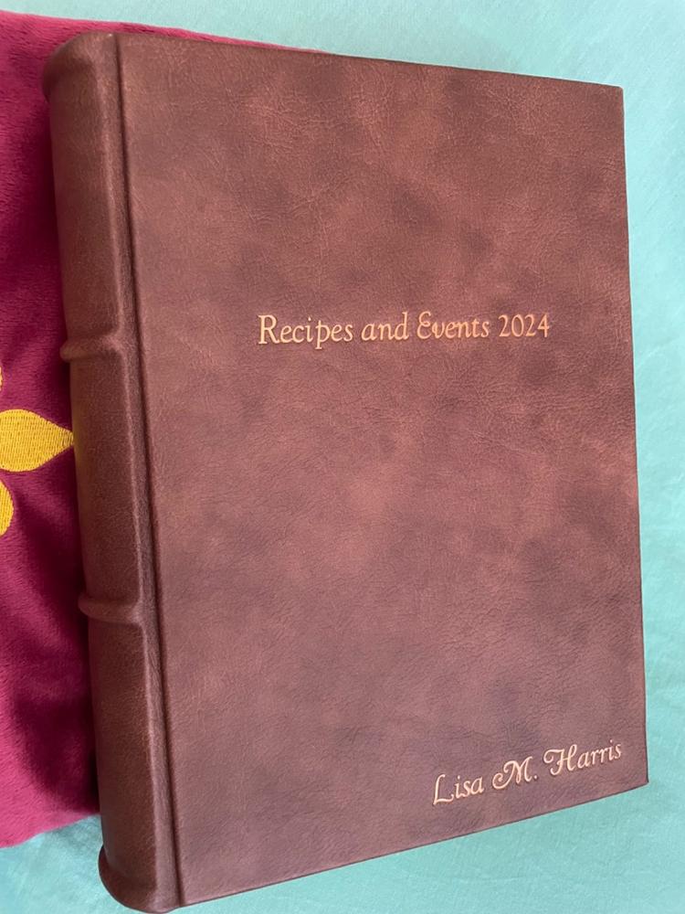 Extra Thick Leather Journal - 600 pgs (in 2 colors) - Customer Photo From Lisa H.