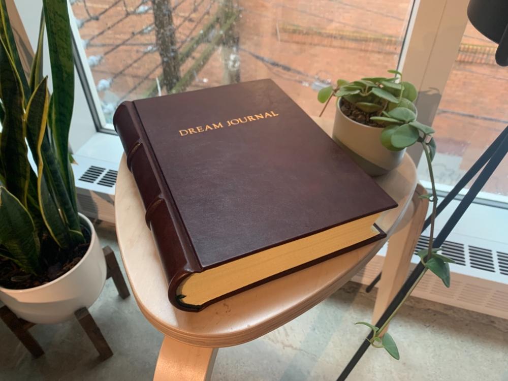 Extra Thick Leather Journal - 600 pgs (in 2 colors) - Customer Photo From Jesse B.