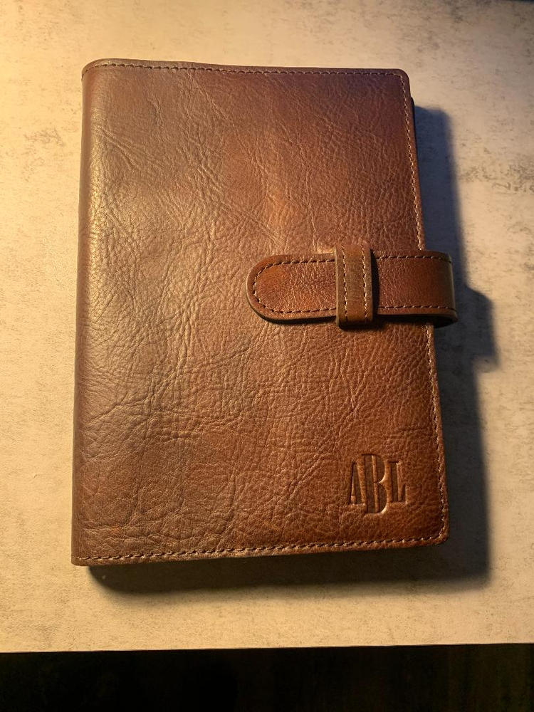 Refillable Leather Journal with Clasp Closure - Customer Photo From Aiden B.