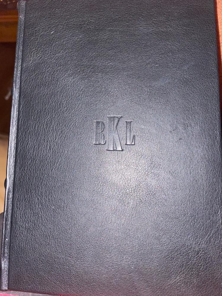 Classic Leather Journal With Hand Cut Pages - Customer Photo From Richard K.