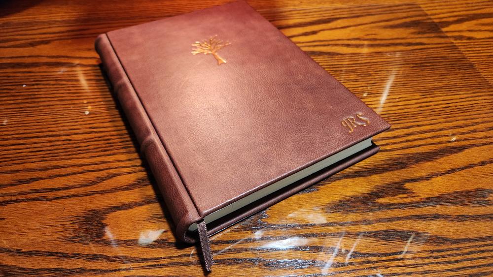 Classic Leather Journal With Hand Cut-Deckled Edges - Customer Photo From Joe Suli