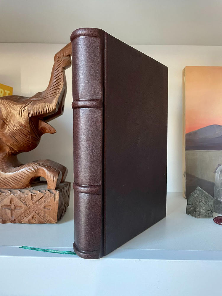 Classic Leather Journal With Unlined Pages - Customer Photo From Anonymous