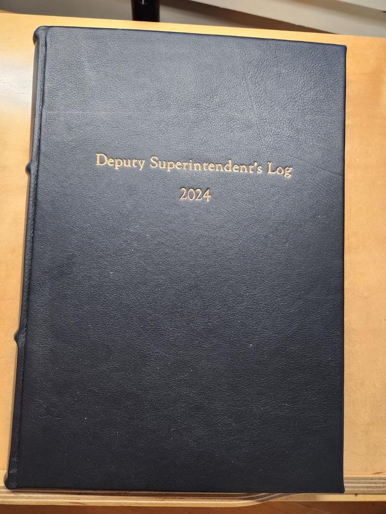 Black Leather Journal - Hardcover, Ruled Pages - Customer Photo From Anonymous