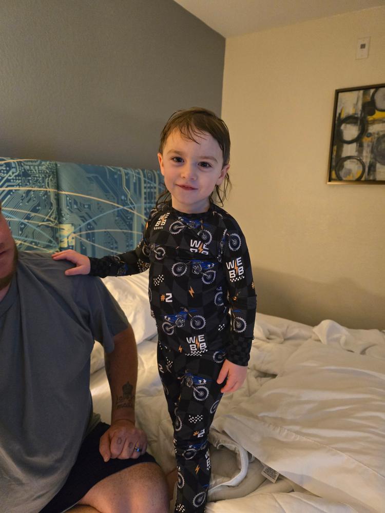 Cooper Webb 2 Piece Pajamas - Customer Photo From Tanya