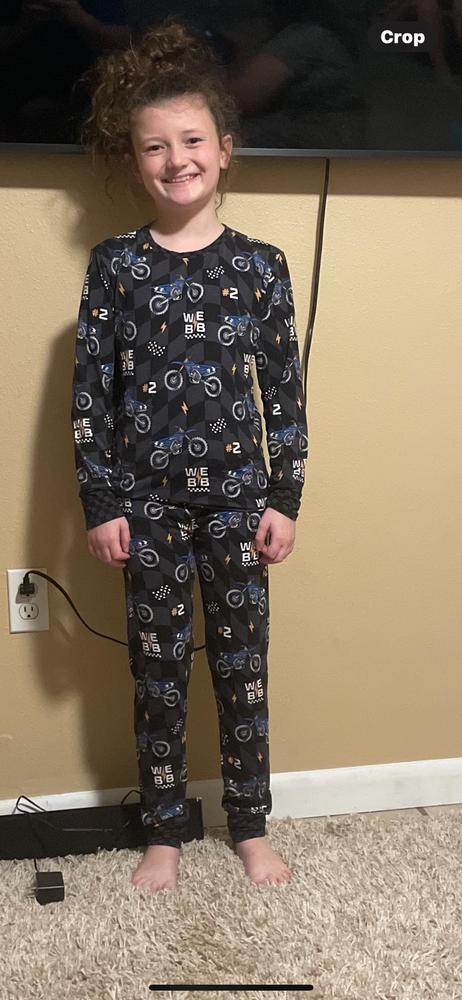 Cooper Webb 2 Piece Pajamas / PREORDER / Begin Shipping Dec 10-18 - Customer Photo From Kathy Stewart