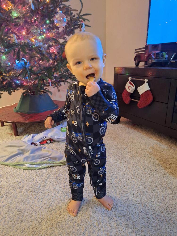 Cooper Webb Zip Up Pajamas - Customer Photo From Cody 