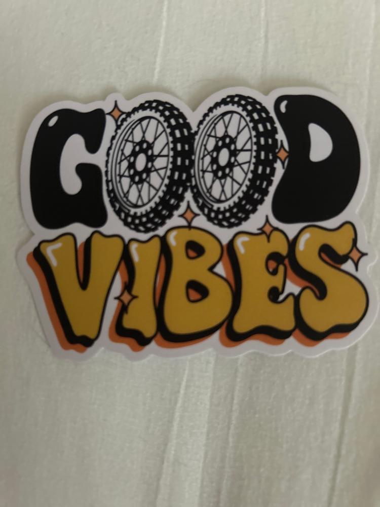 Good Vibes Sticker - Customer Photo From Courtney 