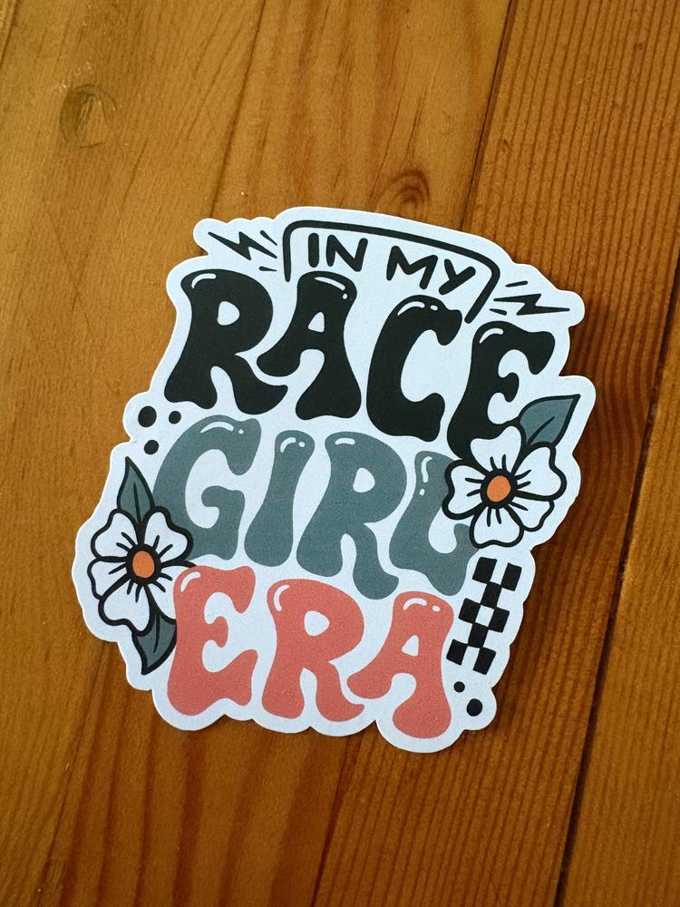 In My Race Girl Sticker - Customer Photo From Sierrah Cram