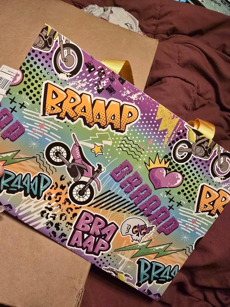 Neon Braaap Gift Bag - Customer Photo From Tanya