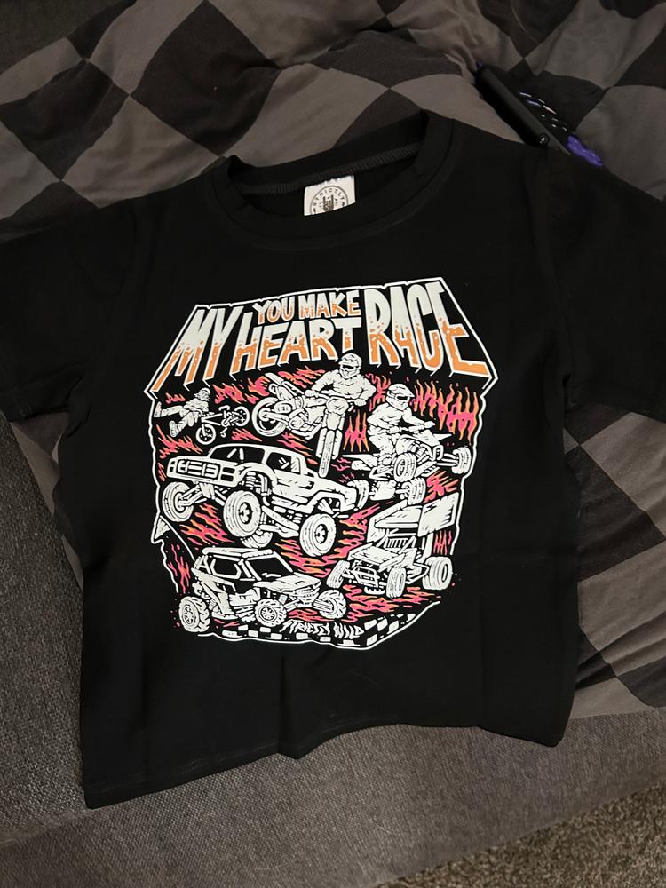 You Make My Heart Race T-Shirt - Customer Photo From Jamie Ripley