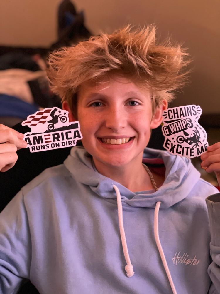 America Runs On Dirt Sticker - Customer Photo From Macy Ruhl Coletti