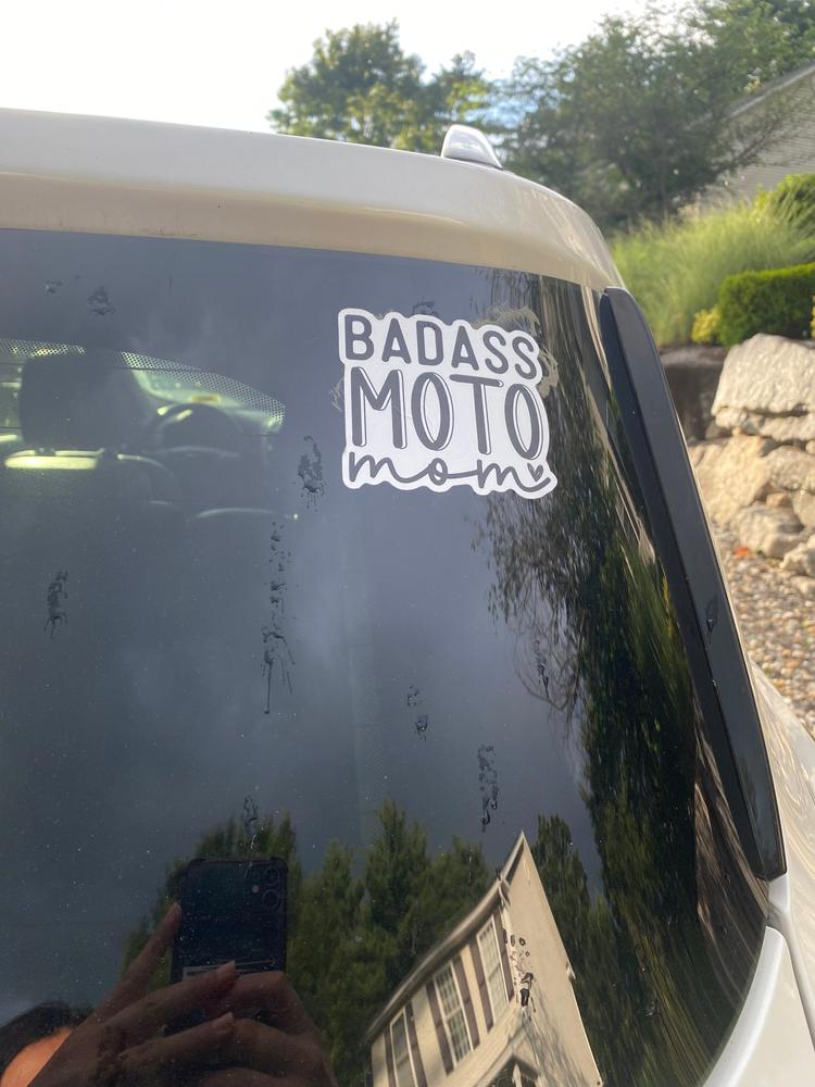 Badass Moto Mom Sticker - Customer Photo From Alexandria Smith