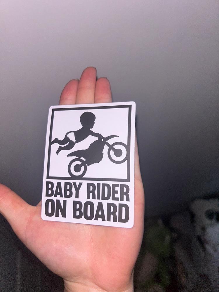 Baby Rider On Board Sticker - Customer Photo From Angelina
