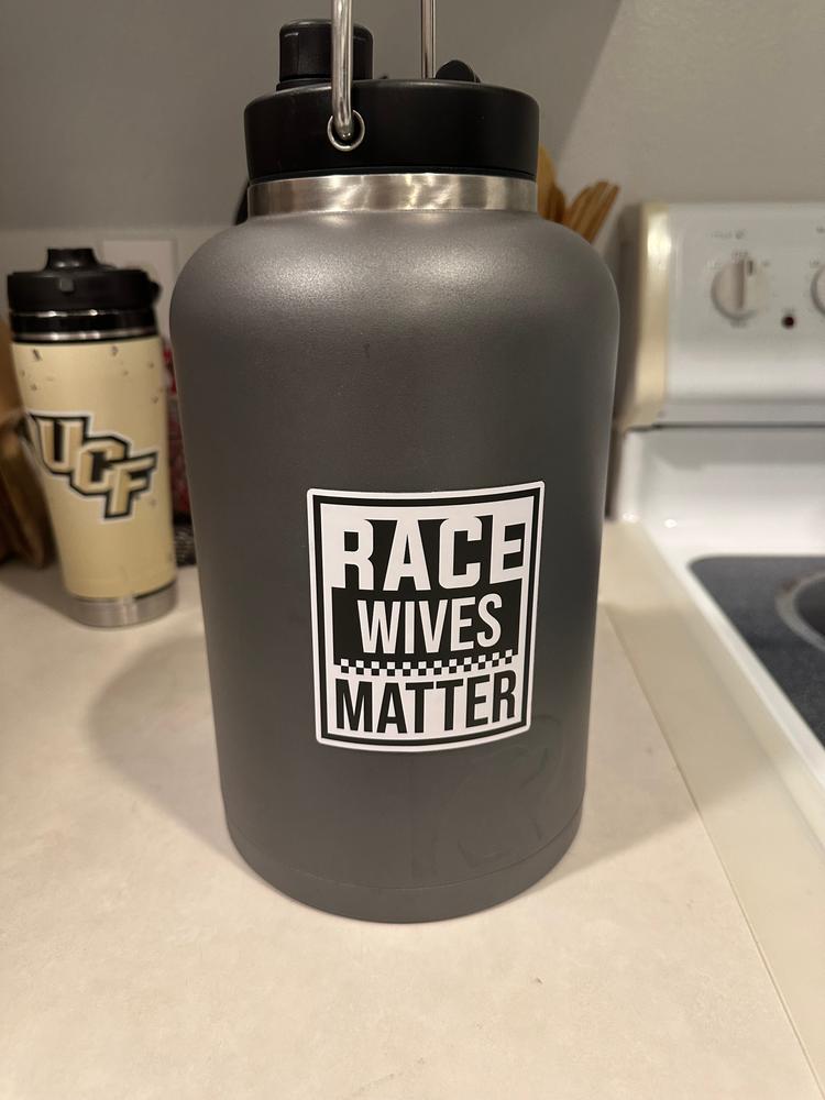 Race Wives Matter Sticker - Customer Photo From Vikki Nichols