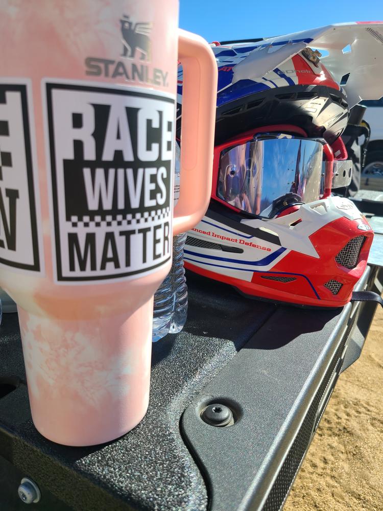 Race Wives Matter Sticker - Customer Photo From Whitney 
