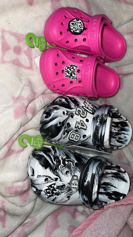 Be Fast Or Be Last Croc Charm - Ready To Ship - Customer Photo From Jenna Kalin