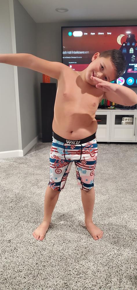 Red White & Braaap Boxers  * - Customer Photo From Samantha Reynolds 