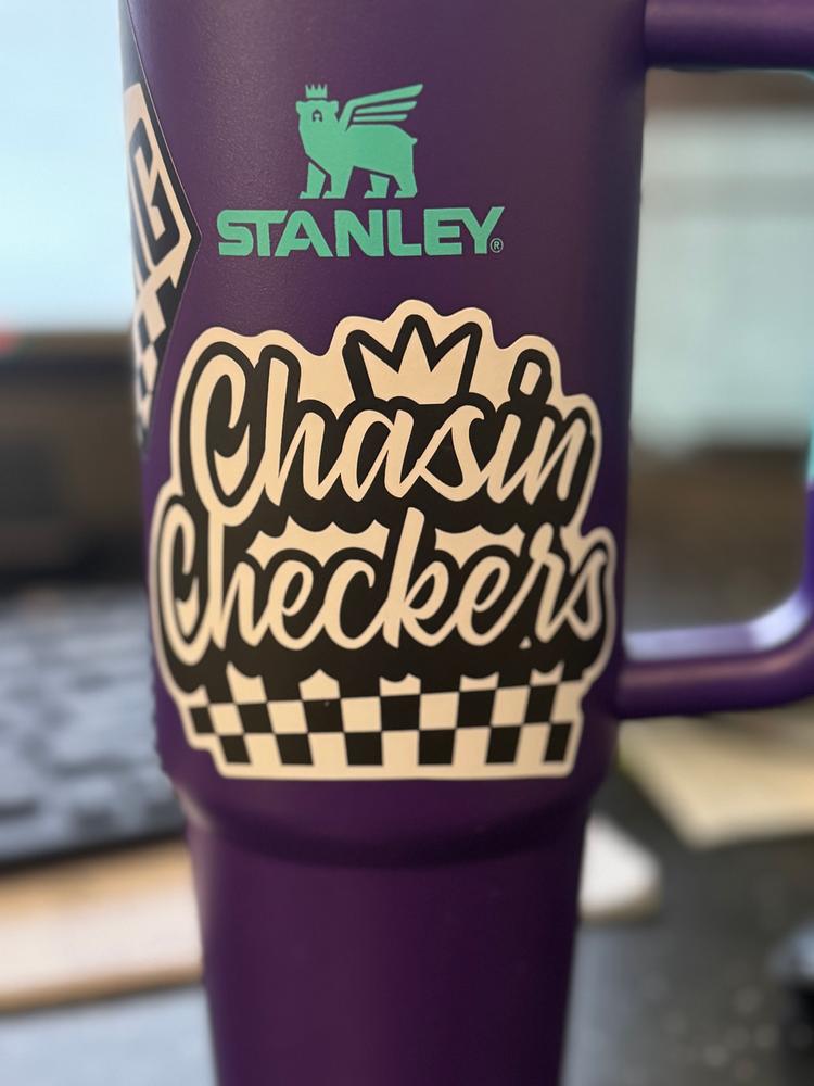 Chasin Checkers Sticker - Customer Photo From Whitney B