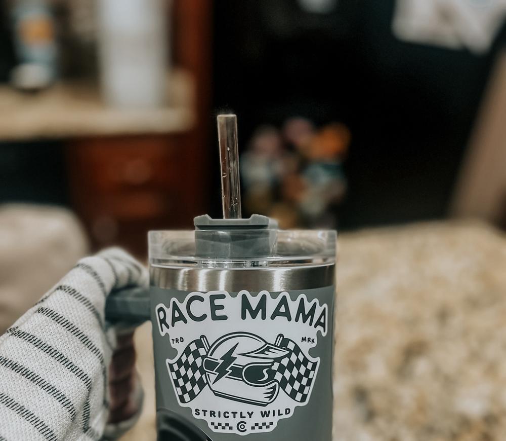 Race Mama Sticker - Ready To Ship - Customer Photo From Madi