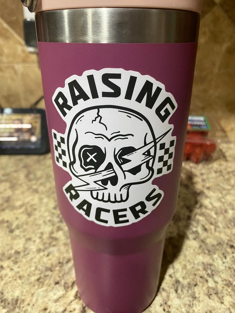 Raising Racers Sticker - Customer Photo From Summer Adams