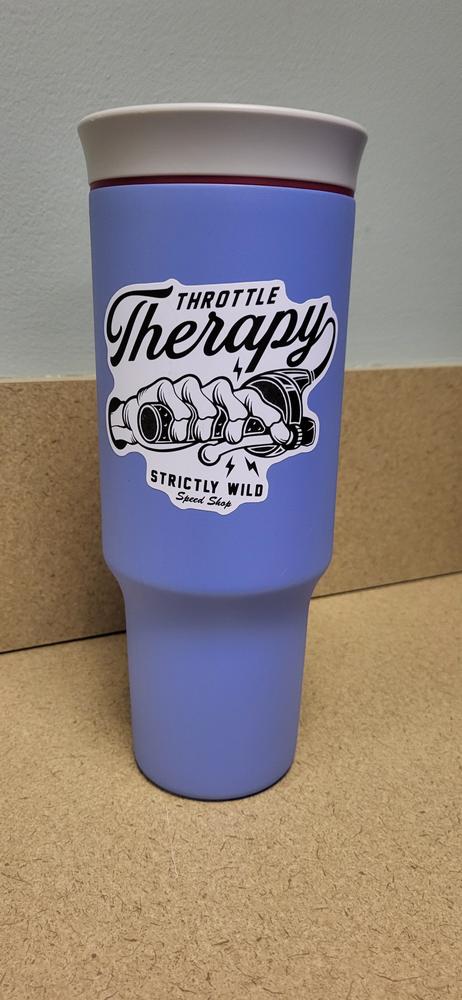 Throttle Therapy Sticker - Ready To Ship - Customer Photo From Amy D