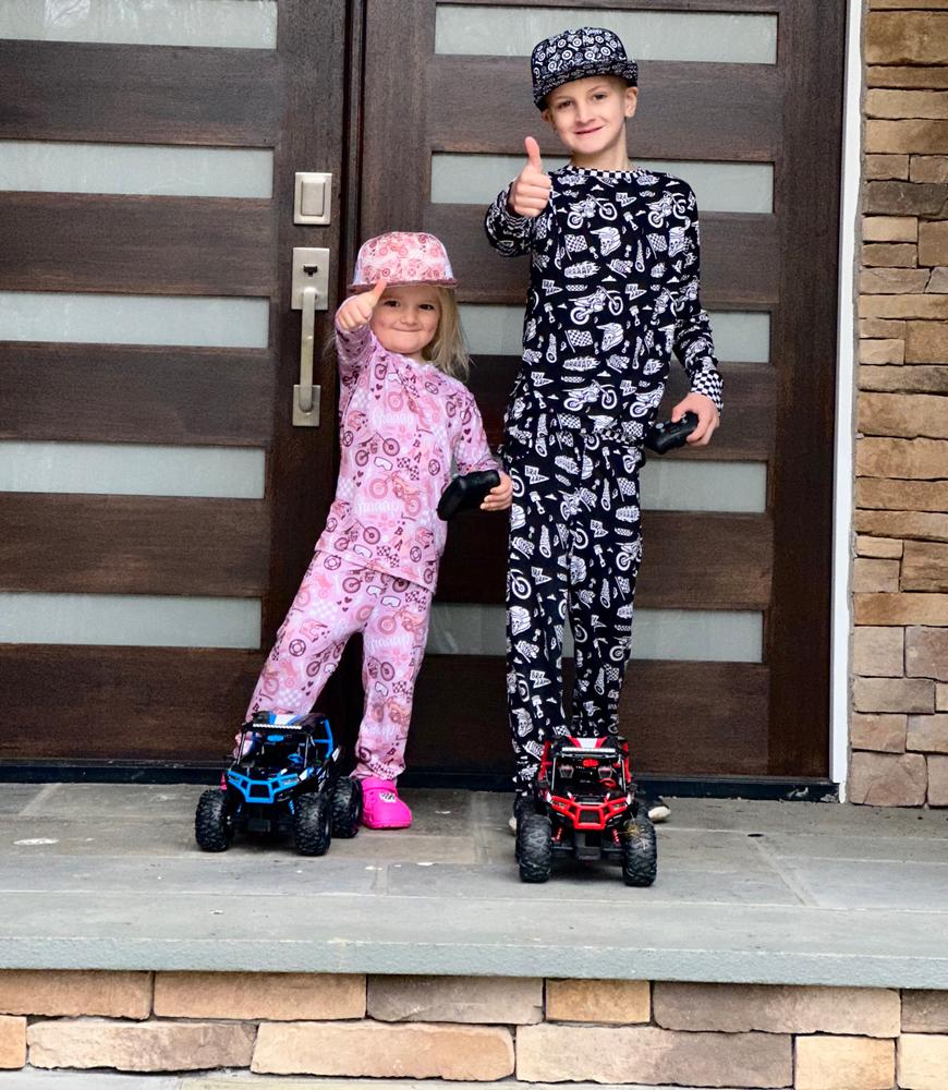 Braaap Like A Girl 2 Piece Pajamas / Ready To Ship *SIGN UP FOR RESTOCK NOTIFICATION* - Customer Photo From Jenna Kalin