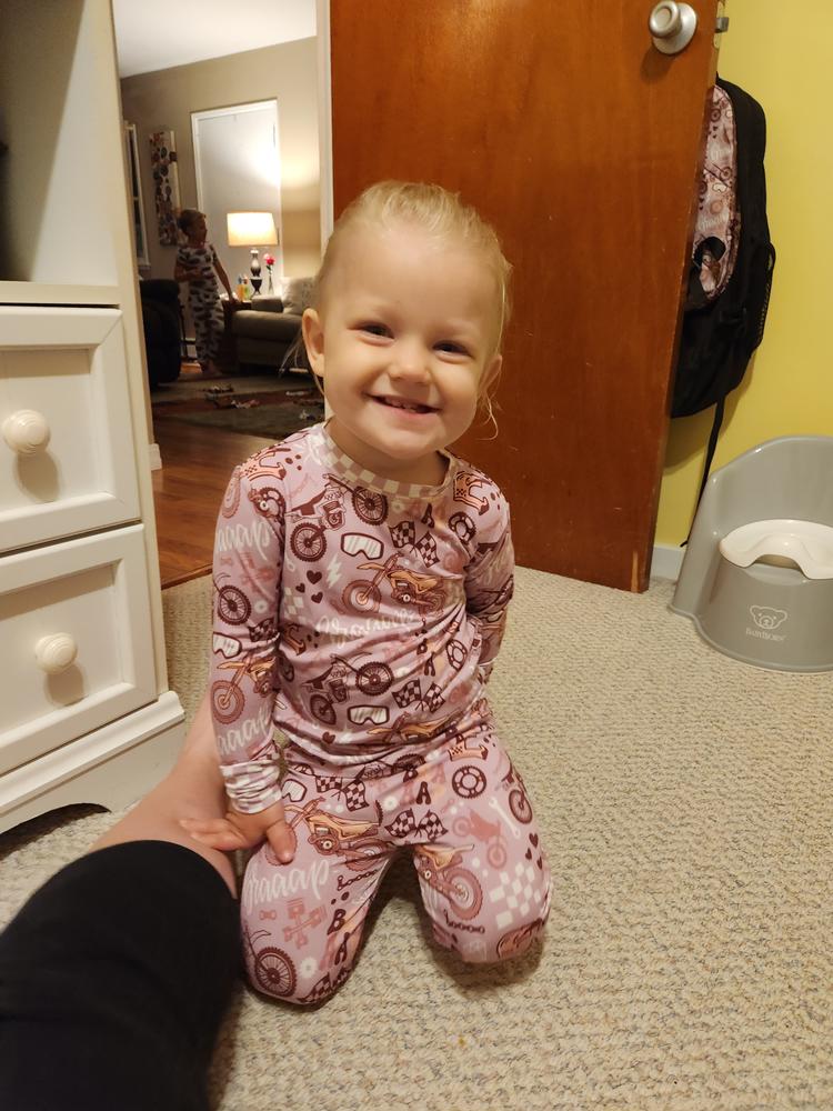 Braaap Like A Girl 2 Piece Pajamas - Customer Photo From Jenna Patterson