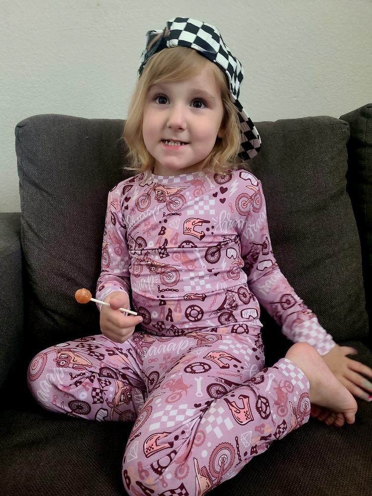 Braaap Like A Girl 2 Piece Pajamas - Customer Photo From Ashleigh 