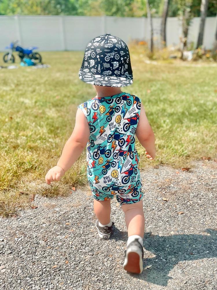 Ride All Day Tank Top Romper - Ready To Ship - Customer Photo From Lily