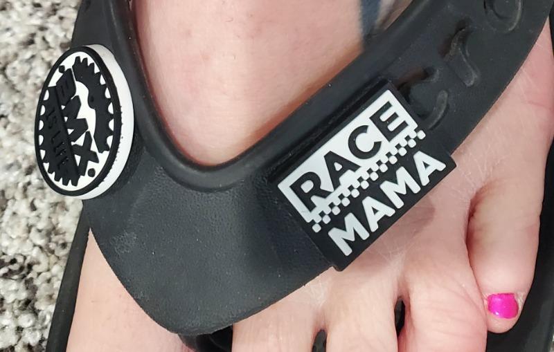Race Mama Croc Charm - Ready To Ship - Customer Photo From Samantha Reynolds