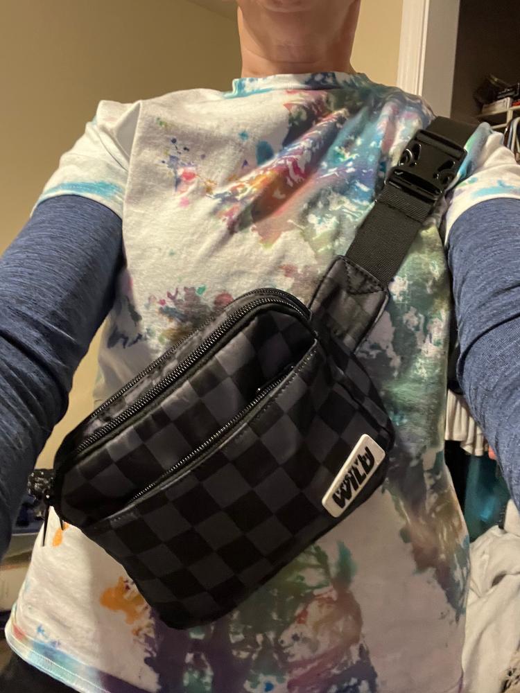 Chasing Checkers Cross Body + Fanny Pack - Customer Photo From Tina