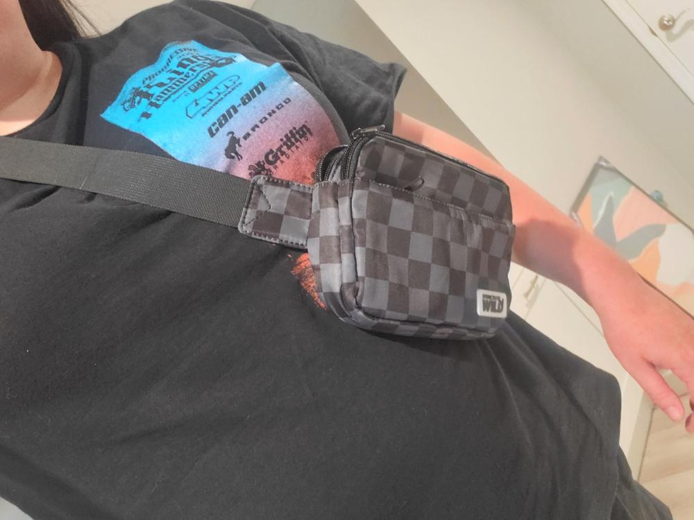 Chasing Checkers Cross Body + Fanny Pack - Customer Photo From Samantha Reynolds