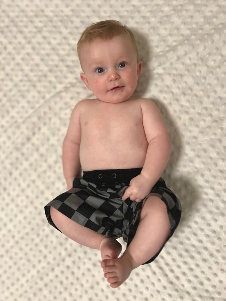 Chasing Checkers Board Short - PREORDER (Begin shipping to you April 30-May 10) - Customer Photo From Lynn Marie Ihle