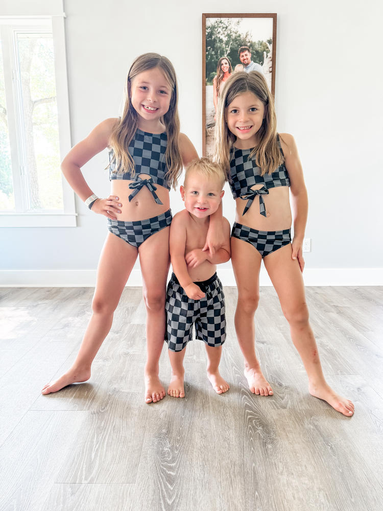 Stealth Checker Girls 2 Piece - Customer Photo From Chelsea W