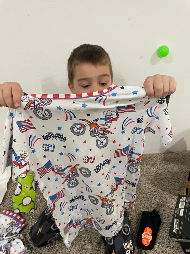 Aaron Plessinger 2 Piece Pajamas - Customer Photo From Jalynn P