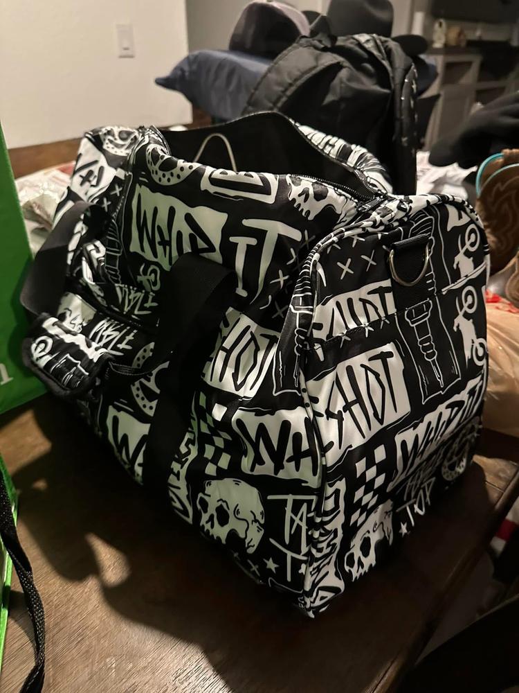 Holeshot Braaap Whip It Duffel Bag - Customer Photo From Ashley