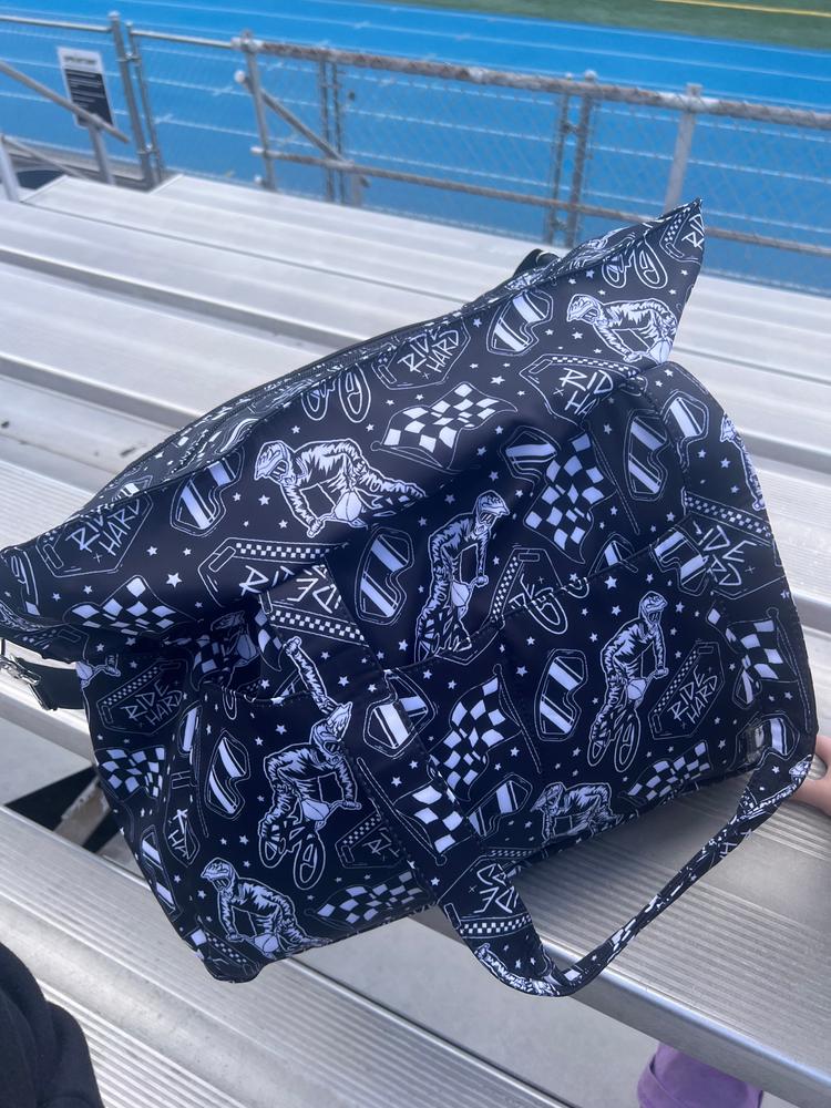 Ride Hard BMX Beach Bag - Customer Photo From Lexy