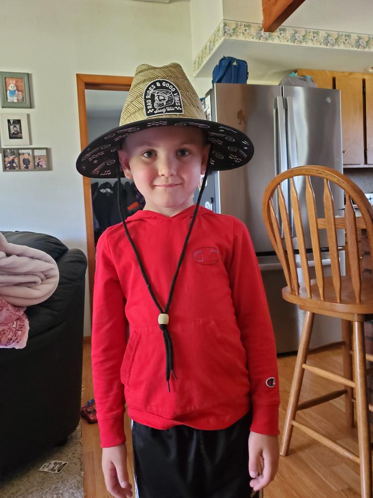 Rad Ride Good Vibes Straw Hat - Customer Photo From Connie 