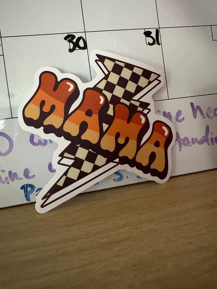 Mama Lightning Bolt Sticker - Customer Photo From Tabitha Jones